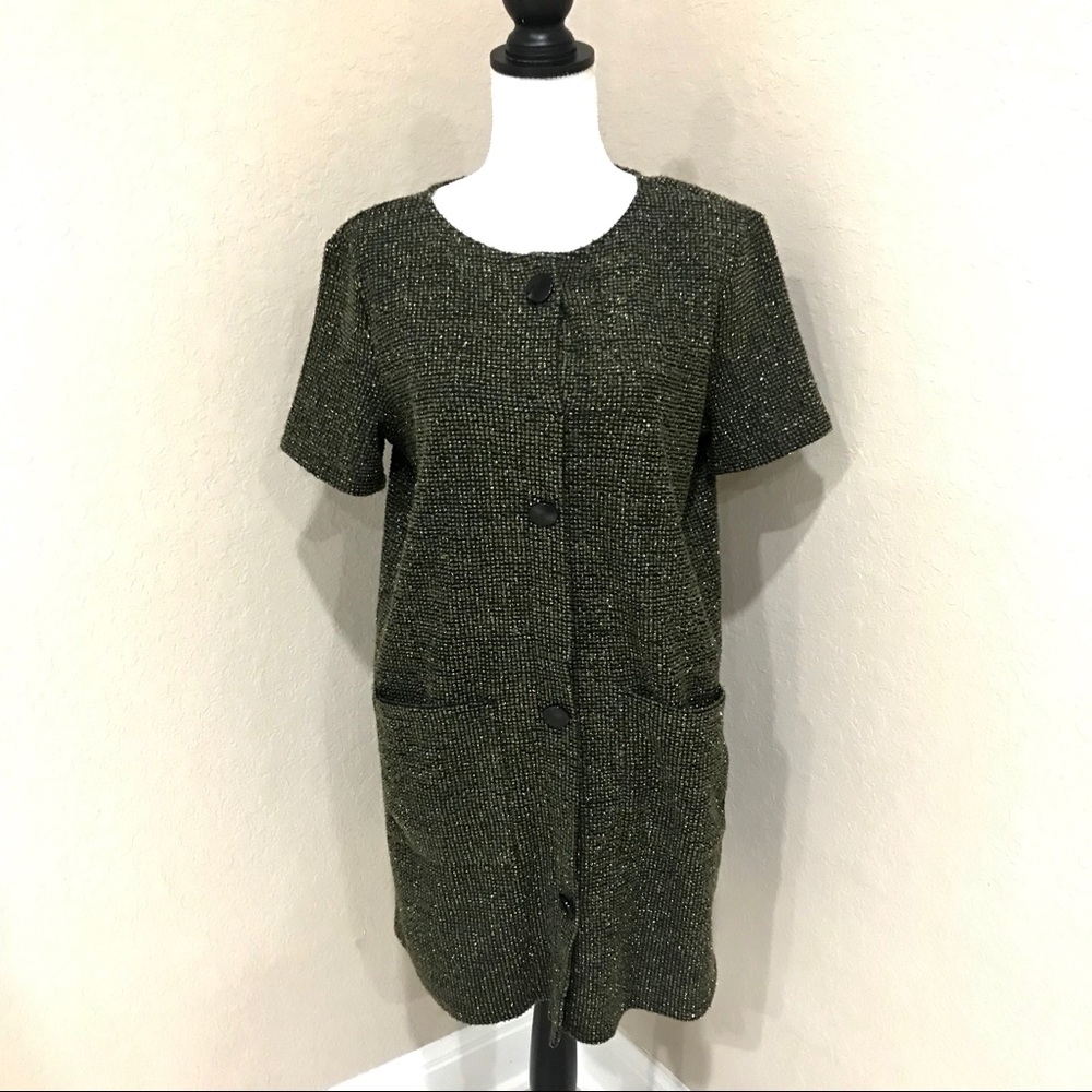 ZARA Metallic Dress NWT